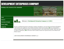 Tablet Screenshot of dec-uae.com